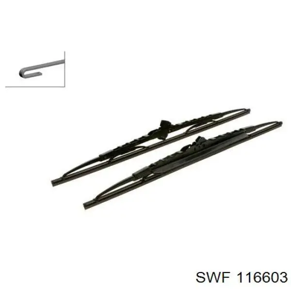 116603 SWF щетка-дворник лобового стекла водительская