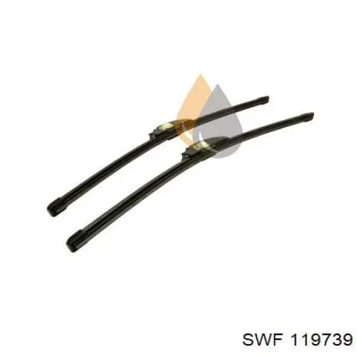 119739 SWF щетка-дворник лобового стекла, комплект из 2 шт.