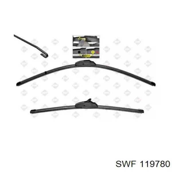 2800011221280 Continental/Siemens Щетки лобового стекла