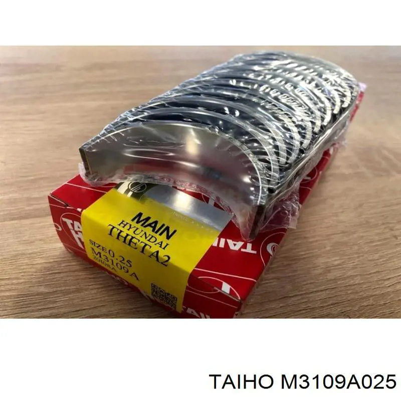 M3109A025 Taiho вкладыши коленвала коренные, комплект, 1-й ремонт (+0,25)