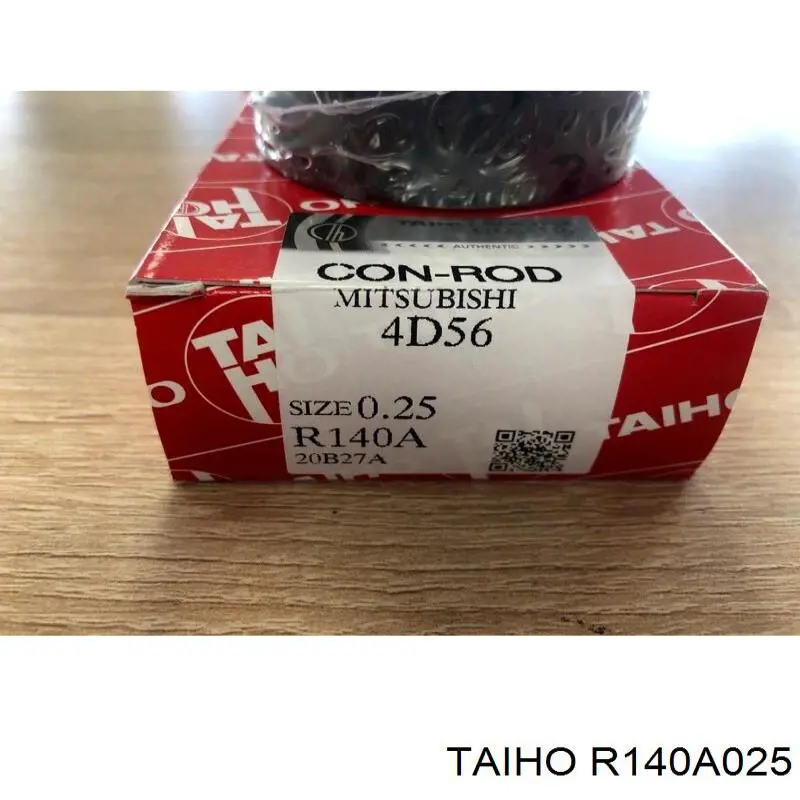 R140A025 Taiho Вкладыши коленвала шатунные комплект 1-й ремонт