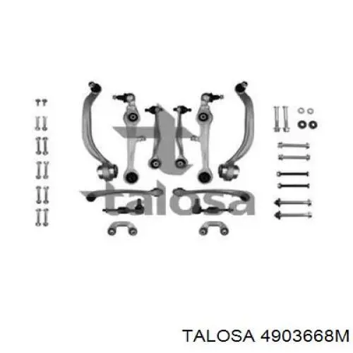 Комплект рычагов передней подвески 4903668M Talosa