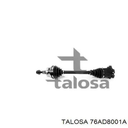 Полуось передняя 76AD8001A Talosa