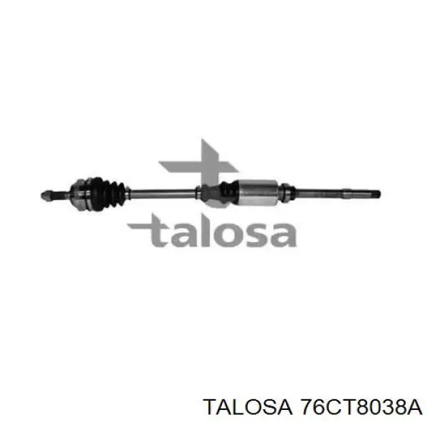 Правая полуось 76CT8038A Talosa