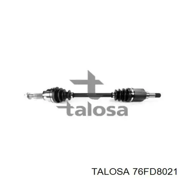 Полуось (привод) передняя левая 76FD8021 Talosa