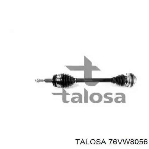 Полуось (привод) передняя левая 76VW8056 Talosa