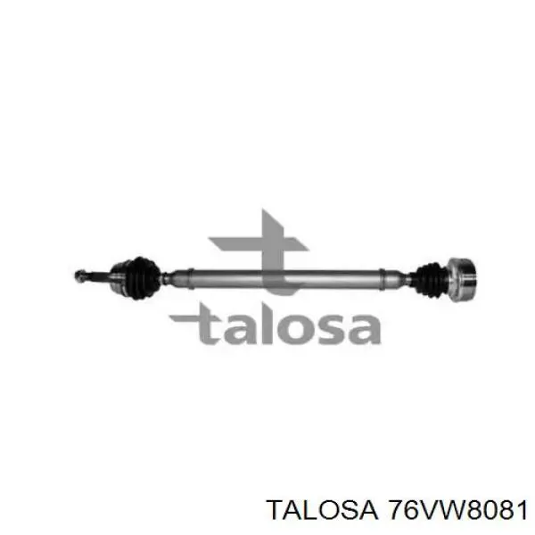 Правая полуось 76VW8081 Talosa