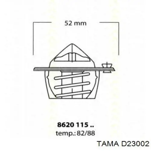 Термостат D23002 Tama