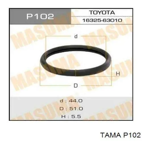 P102 Tama прокладка термостата