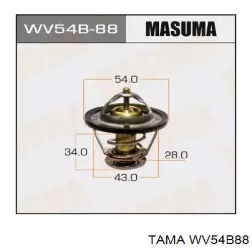 Термостат в корпусе Tama WV54B88 цена, от 9.04 USD