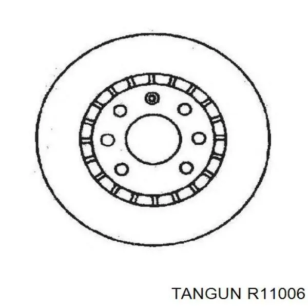 Freno de disco delantero R11006 Tangun