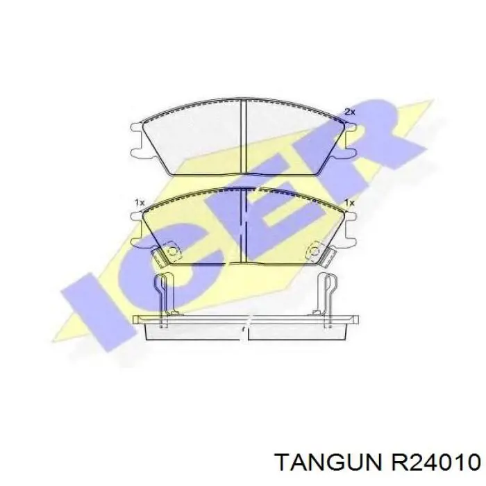Передние тормозные колодки R24010 Tangun