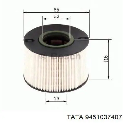9451037407 Tata Фильтр топлива