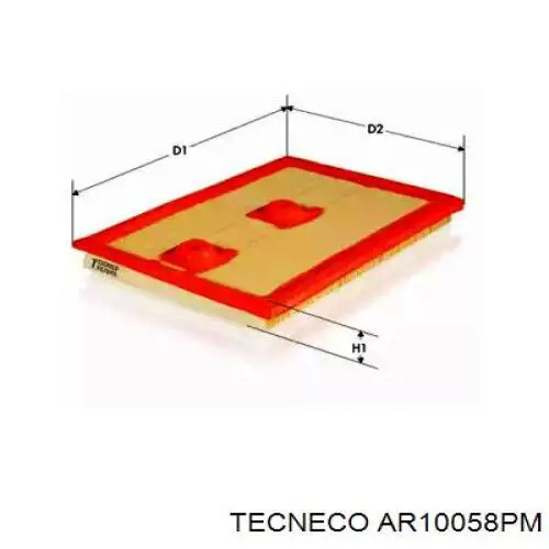 Воздушный фильтр AR10058PM Tecneco