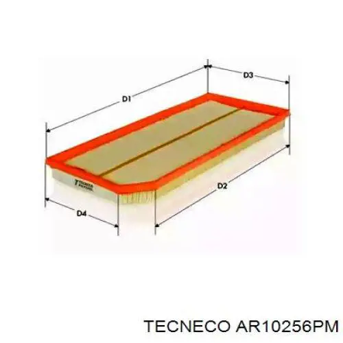 Воздушный фильтр AR10256PM Tecneco