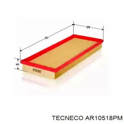 Воздушный фильтр AR10518PM Tecneco