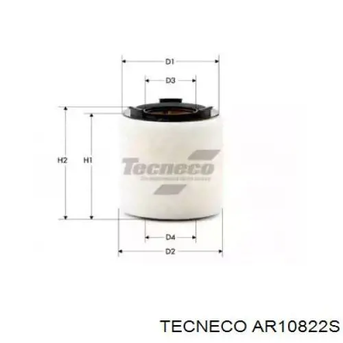 AR10822S Tecneco воздушный фильтр