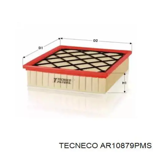 Воздушный фильтр AR10879PMS Tecneco