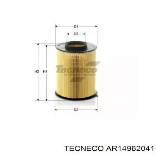 Фільтр повітряний AR14962041 Tecneco