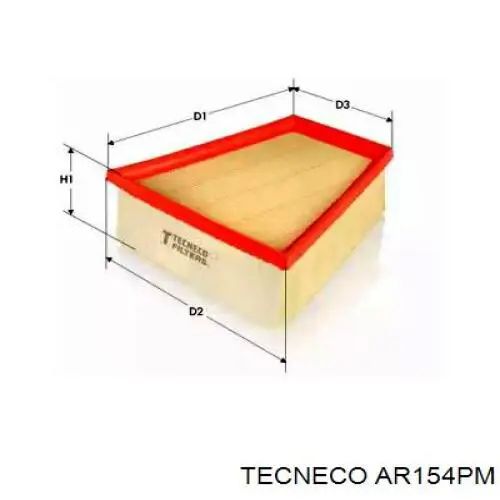 Воздушный фильтр AR154PM Tecneco