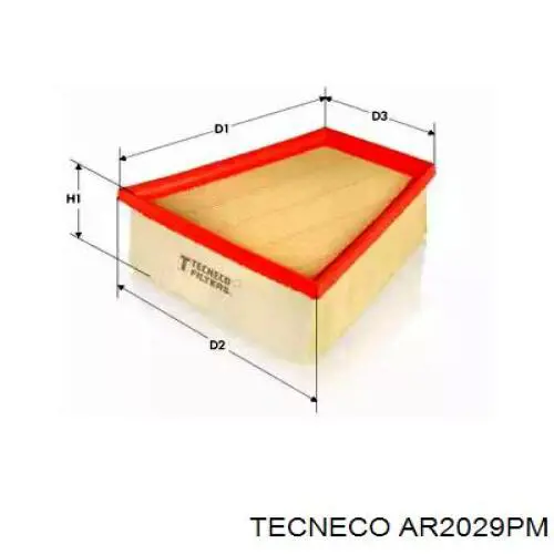 Воздушный фильтр AR2029PM Tecneco