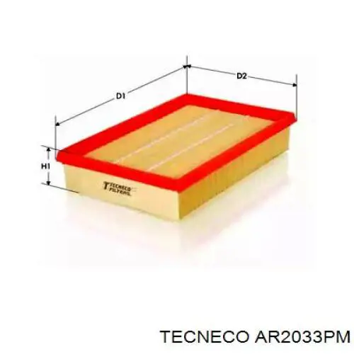 Воздушный фильтр AR2033PM Tecneco