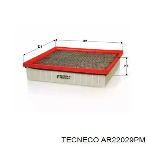 Воздушный фильтр AR22029PM Tecneco