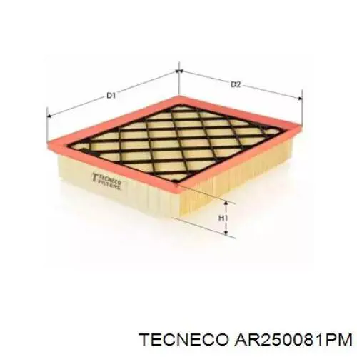 Воздушный фильтр AR250081PM Tecneco