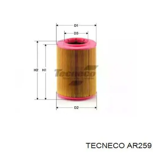 AR259 Tecneco Воздушный фильтр двигателя