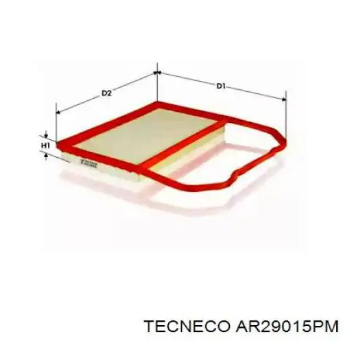 Воздушный фильтр AR29015PM Tecneco