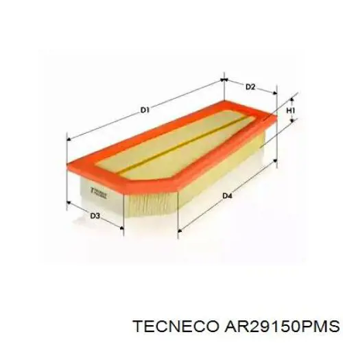 Воздушный фильтр AR29150PMS Tecneco