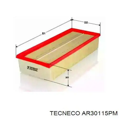 Воздушный фильтр AR30115PM Tecneco