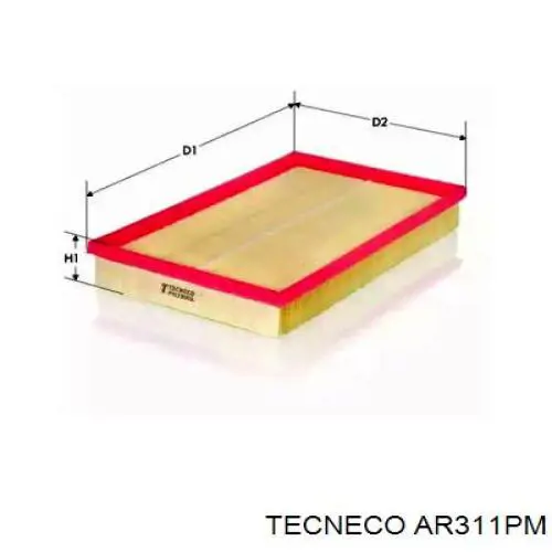 Воздушный фильтр AR311PM Tecneco