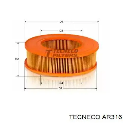 AR316 Tecneco воздушный фильтр