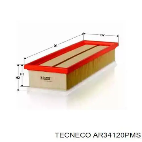 AR34120PMS Tecneco filtro de ar