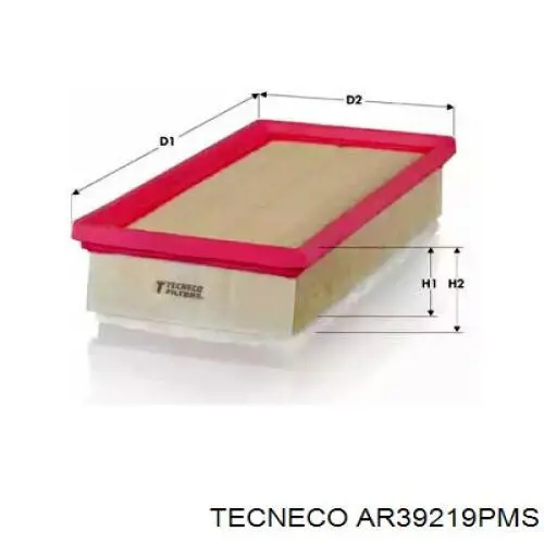 Воздушный фильтр AR39219PMS Tecneco