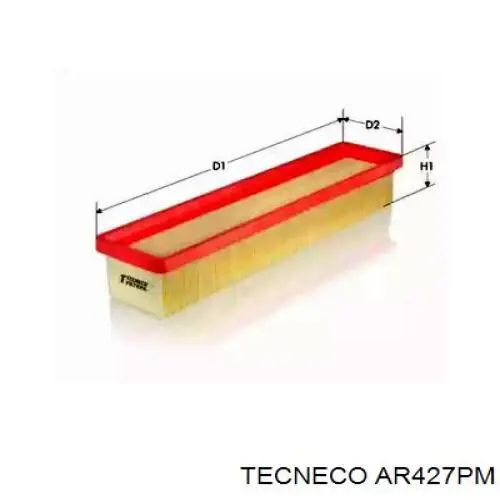 Воздушный фильтр AR427PM Tecneco