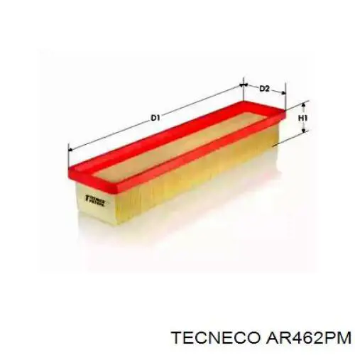 Воздушный фильтр AR462PM Tecneco