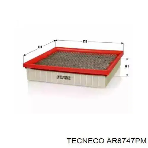 Воздушный фильтр AR8747PM Tecneco