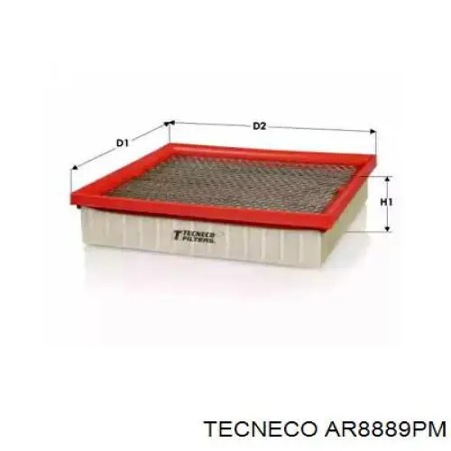 Воздушный фильтр AR8889PM Tecneco