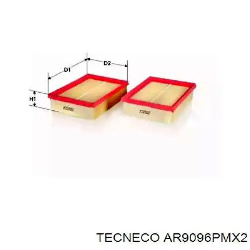 Воздушный фильтр AR9096PMX2 Tecneco