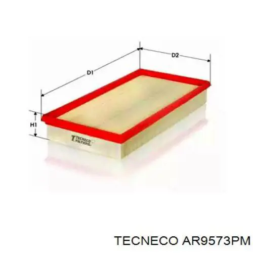 Воздушный фильтр AR9573PM Tecneco