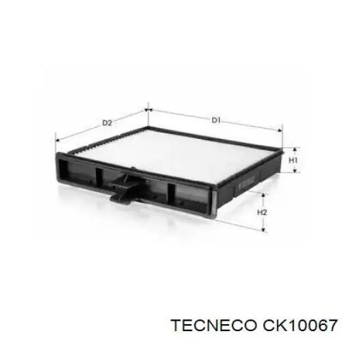 Фильтр салона CK10067 Tecneco