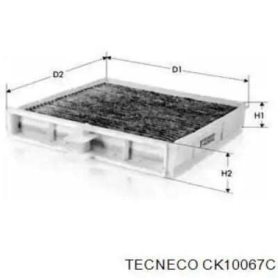 Фильтр салона CK10067C Tecneco