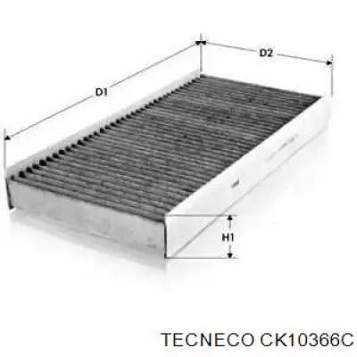 Фильтр салона CK10366C Tecneco