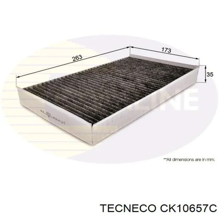 Фильтр салона CK10657C Tecneco
