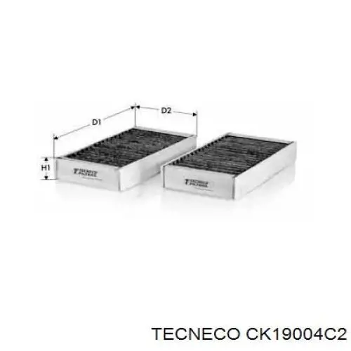 Фильтр салона CK19004C2 Tecneco