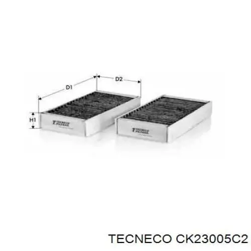 Фильтр салона CK23005C2 Tecneco