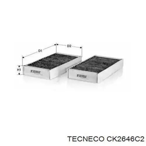 CK2646C2 Tecneco фильтр салона