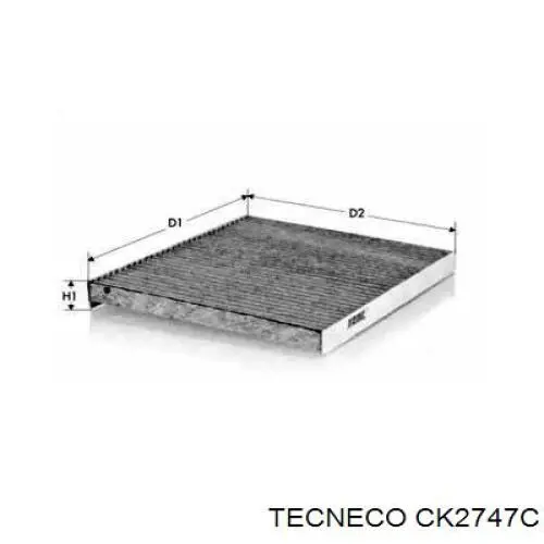 Фильтр салона CK2747C Tecneco